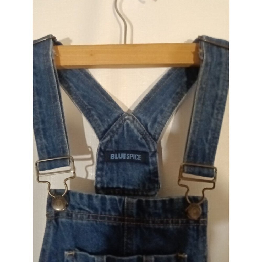 Blue Spice Bib Distressed Skirt Women's Size 5 Blue Denim Jeans - Picture 3 of 5